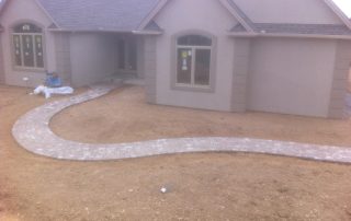 Project in middle of our landscaping services